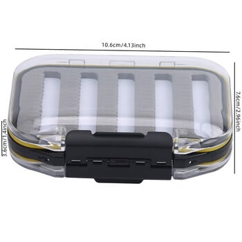 Fishing Box Αδιάβροχο Fishing Accessories Box Case Fishing Fly Lures Box Κουτάλι Γάντζοι Δολώματα Θήκη Κουτί αποθήκευσης