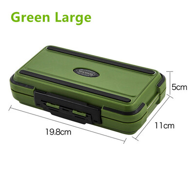 Vandeniui atspari žvejybos įrankių dėžė Žvejybos įrankių priedai Dėžė Daugiafunkcinė žvejybos kablio žvejybos įranga Padirbto masalo dėžutė