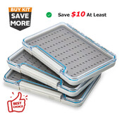 Goture ūdensizturīgs mušu makšķerēšanas mānekļu uzglabāšanas kastes futrālis konteiners caurspīdīgs ABS plastmasas zivju āķa kaste makšķerēšanas piederumu piederums