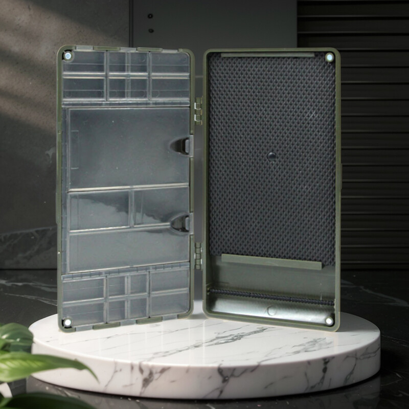 Magnetinis karpių žvejybos įtaiso laikymo dėklas Žvejybos reikmenų dėžė Žvejybos įtaiso lentų dėžė Karpių sukamieji kabliukai jauko laikymo dėklas