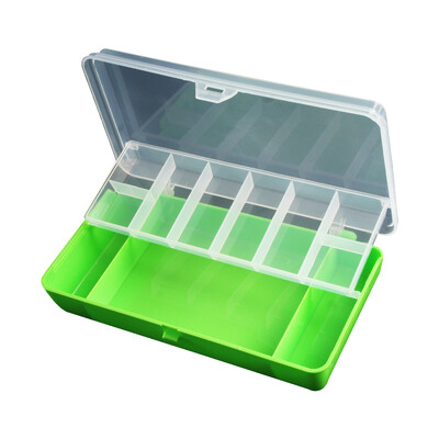 TAIYU hordozható horgászfelszerelés doboz 11 rekeszes, kétszintes tárolótáska Pontyhorgász-kiegészítők Lure Hook Soft Bait szerszámos doboz