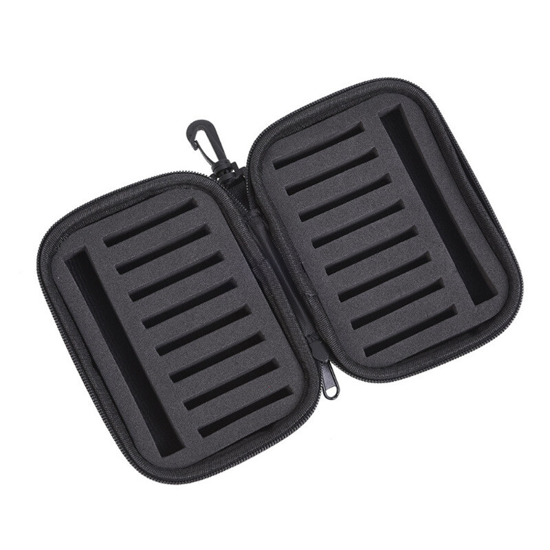 Portabale muselinės žūklės masalo suktukas šaukštas jaukas putų dėžutė upėtakių musės Fishook žuvų kabliukas kietas EVA laikymo dėklas konteinerio krepšys