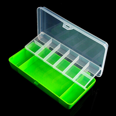 Nešiojama žvejybos reikmenų dėžė 11 skyrių Dviejų aukštų laikymo dėklas Karpių žvejybos reikmenys Lure Hook Soft Bait įrankių dėžutė