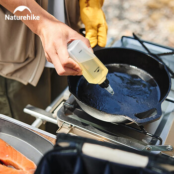 Naturehike Къмпинг Кухня Буркан с подправки Преносим контейнер за подправки Комплект съдове за готвене Консумативи Течен прах Кутия за подправки за барбекю Пикник