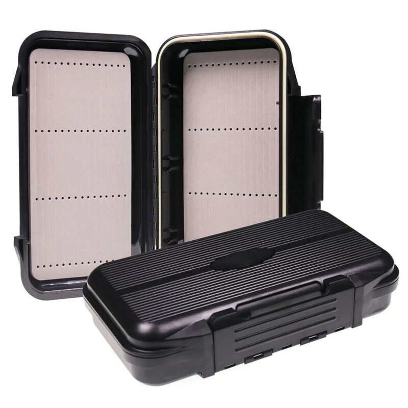 Bimoo 1pc 19.7*11.2cm Porket Streamer Fly Box Vodootporna čvrsta inženjerska kutija za ribolov Kutija s vodootpornim silikonskim linearnim unutrašnjim dijelom