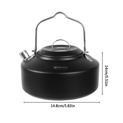 1 l stovyklavimo vandens virdulys nerūdijančio plieno arbatinukas kavos puodas lauko arbatos virdulys maisto ruošimui žygiams kelionėms turistiniai reikmenys