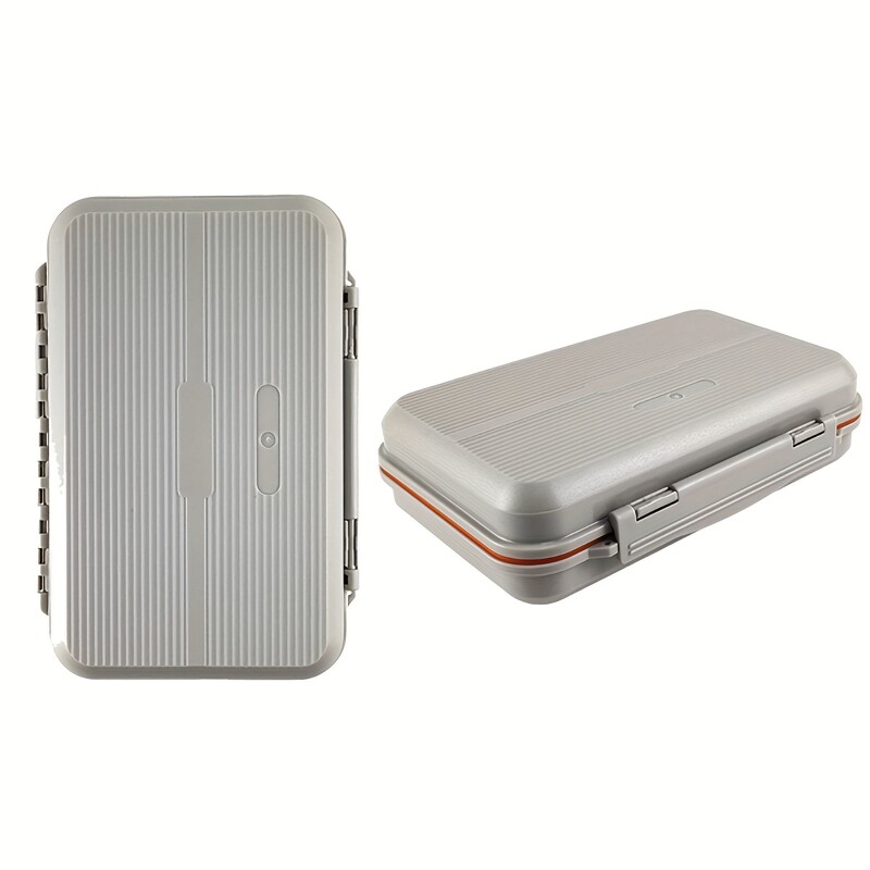 Aventik ūdensnecaurlaidīga divpusēja makšķerēšanas piederumu kaste ar putuplasta šūpoles lapu uzglabāšanas paplāti — makšķerēšanas glabāšanas rīki ērtiem satvērieniem