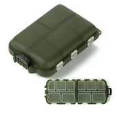 1kom Mini Kutija za ribolovni pribor 10 odjeljaka za male prozirne plastične vodootporne udice Mamci Pribor za ribolov