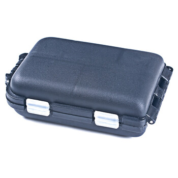 1 τμχ Mini Fishing Tackle Box 10 θέσεων για μικρά καθαρά πλαστικά αδιάβροχα αγκίστρια θέλγητρα δολώματα Αξεσουάρ ψαρέματος