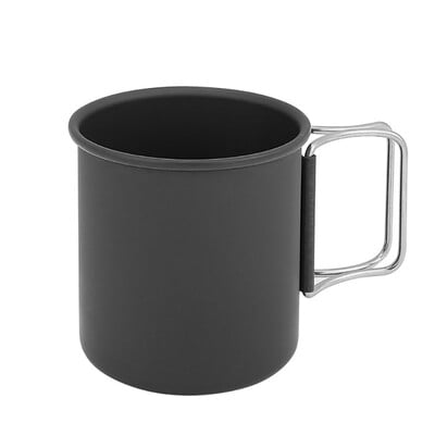 300ML kempingový hrnček z hliníkovej zliatiny, skladací hrnček, prírodný hrnček na túry, ultraľahký kempingový cestovný hrnček na vodu, vonkajší kempingový riad