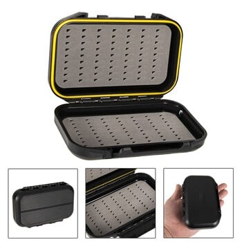 Αδιάβροχο Fly Fishing Lure Bait Trout Flies Storage Box Θήκη Δοχείο Διπλής Όψης Fish Lure Bait Line Άγκιστρα Θήκη Tackle Box