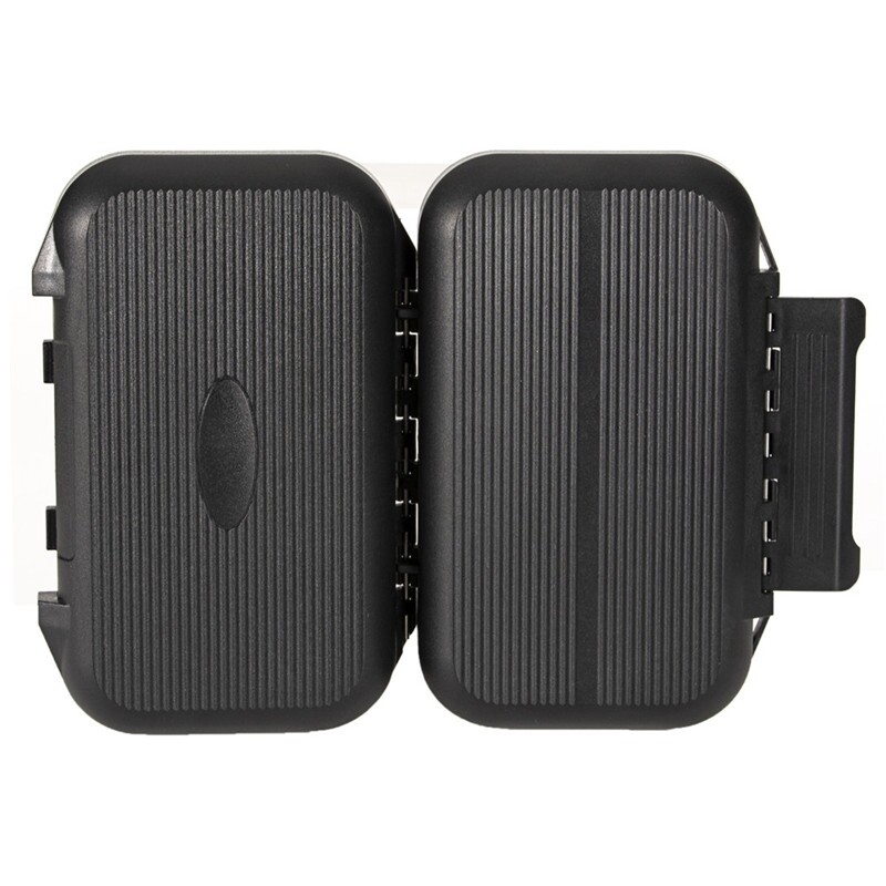 Vízálló legyező csali csali pisztráng legyek tároló doboz tok, kétoldalas hal csali csali zsinór horgok tartó felszerelés doboz