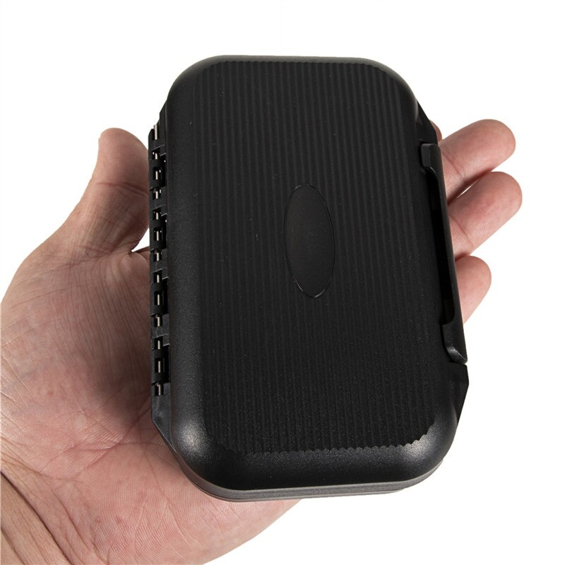 Vízálló legyező csali csali pisztráng legyek tároló doboz tok, kétoldalas hal csali csali zsinór horgok tartó felszerelés doboz