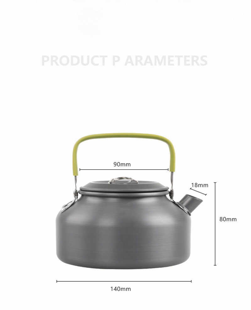 Hordozható vízforraló Ultrakönnyű alumínium kemping vízforraló kültéri kávéfőző teáskanna Otthoni turizmus Túrázás és piknik