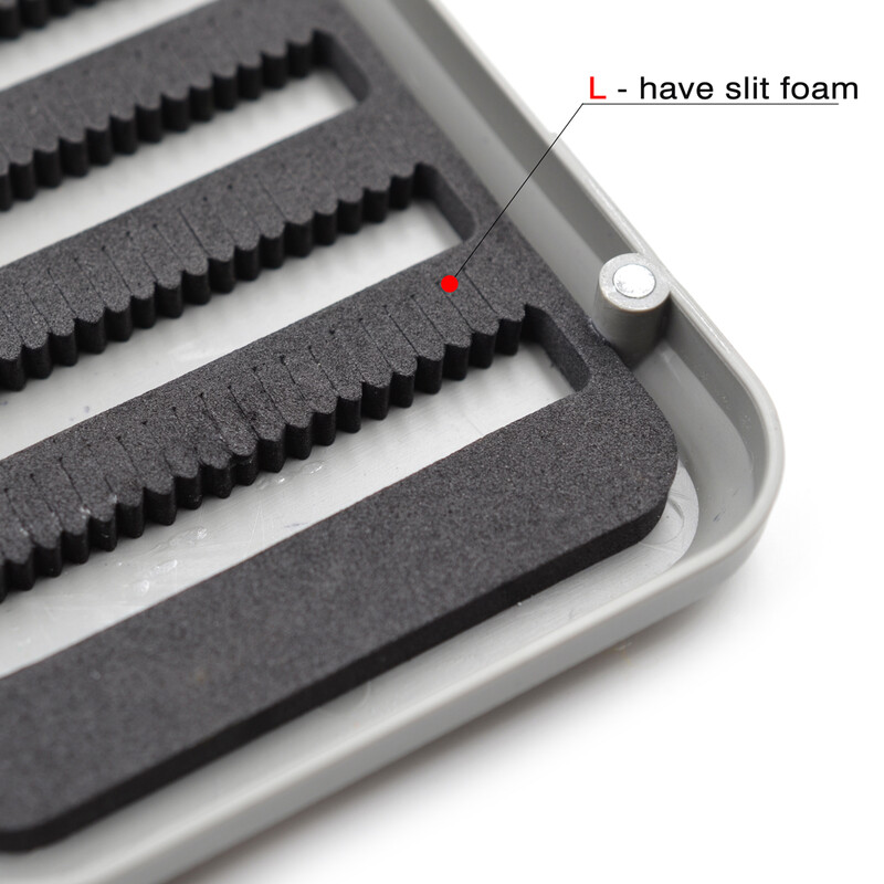 MNFT 1 tk kärbsekast ujuvtarvete kast, pilu EVA-vahust kärbsepüügitarvete karbid, suured ja väikesed kalapüügi hoiuruumid