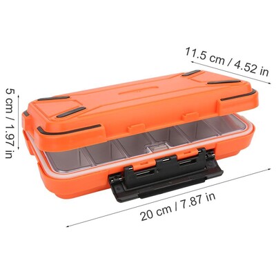 Žvejybos įrankių dėžė ABS žvejybos reikmenų dėžutė žuvies masalo masalų kabliukai laikymo dėklas Organizatorius konteineris vandeniui atsparūs žvejybos priedai