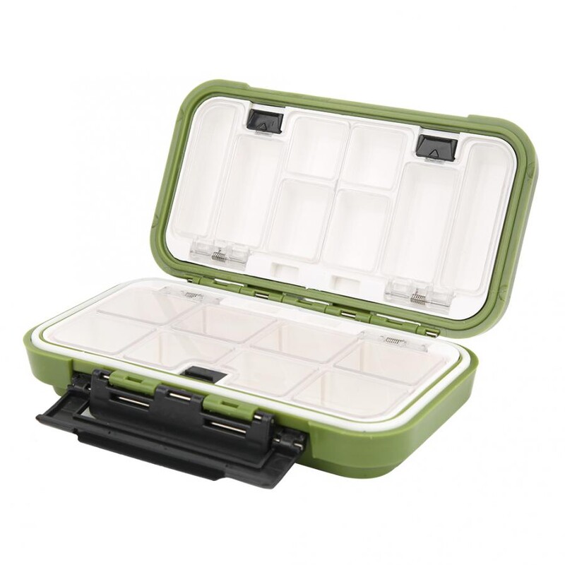 Žvejybos įrankių dėžė ABS žvejybos reikmenų dėžutė žuvies masalo masalų kabliukai laikymo dėklas Organizatorius konteineris vandeniui atsparūs žvejybos priedai