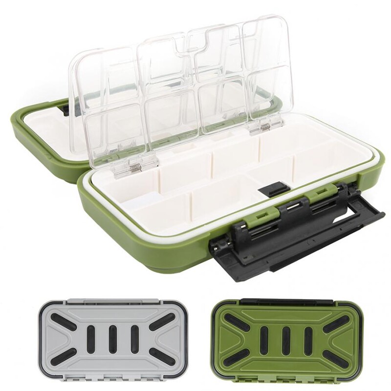 Žvejybos įrankių dėžė ABS žvejybos reikmenų dėžutė žuvies masalo masalų kabliukai laikymo dėklas Organizatorius konteineris vandeniui atsparūs žvejybos priedai