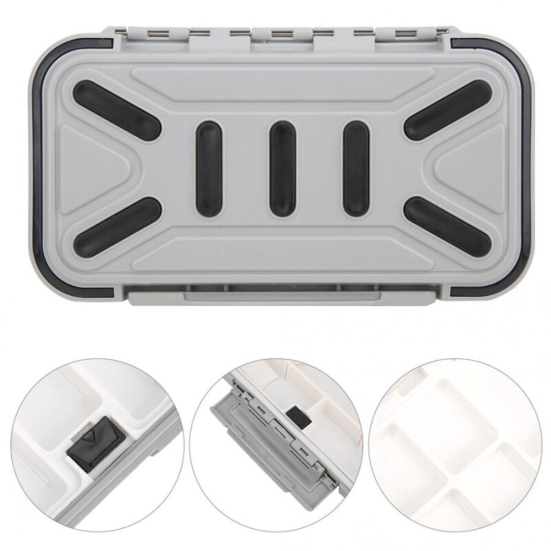 Žvejybos įrankių dėžė ABS žvejybos reikmenų dėžutė žuvies masalo masalų kabliukai laikymo dėklas Organizatorius konteineris vandeniui atsparūs žvejybos priedai