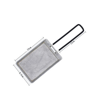 Matkapann õues Mini kaasaskantav grillpann BBQ küpsetusnõud Pannid Reisimine Matkapiknik Telkimisnõud Grilltööriistad