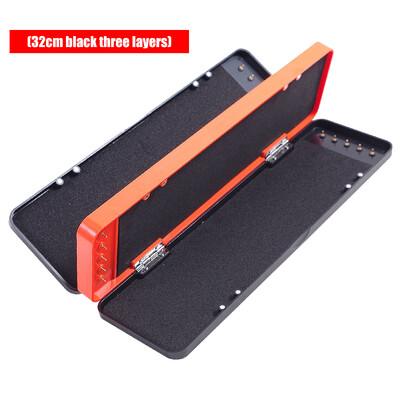 32/45 CM žvejybos įtaiso reikmenų masalų kabliuko dėžutės dėklas, didelės talpos, atsparus kritimui žvejybos įrankių priedai, laikymo dėžės 2/3 sluoksnių