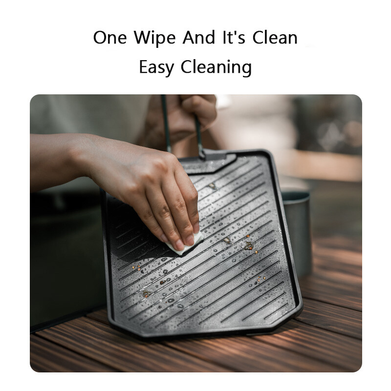 Prenosná panvica Naturehike na vonkajšie kempovanie, BBQ, nepriľnavá grilovacia panvica, ľahko čistiteľná kazetová rúra, panvica na kempovanie