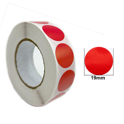 1000/db Shooting for Target 19mm fekete/piros célvakolat Lövés célvakolat matrica Bullseye fure shooting tartozékok