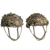 3D Camo lāzergriešanas lapas forma Airsoft ķiveres pārvalks Tīkla ķiveres audums peintbola desantnieks medībām Airsoft ķiveres aksesuāri