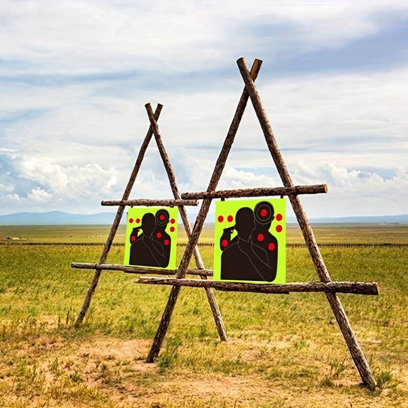 10/30 ks samolepiacich nálepiek na strelnicu s rozstrekovaným cieľom, 8 palcov, tréningové potreby na zameranie na cieľ, nálepka s fluorescenčnou farbou