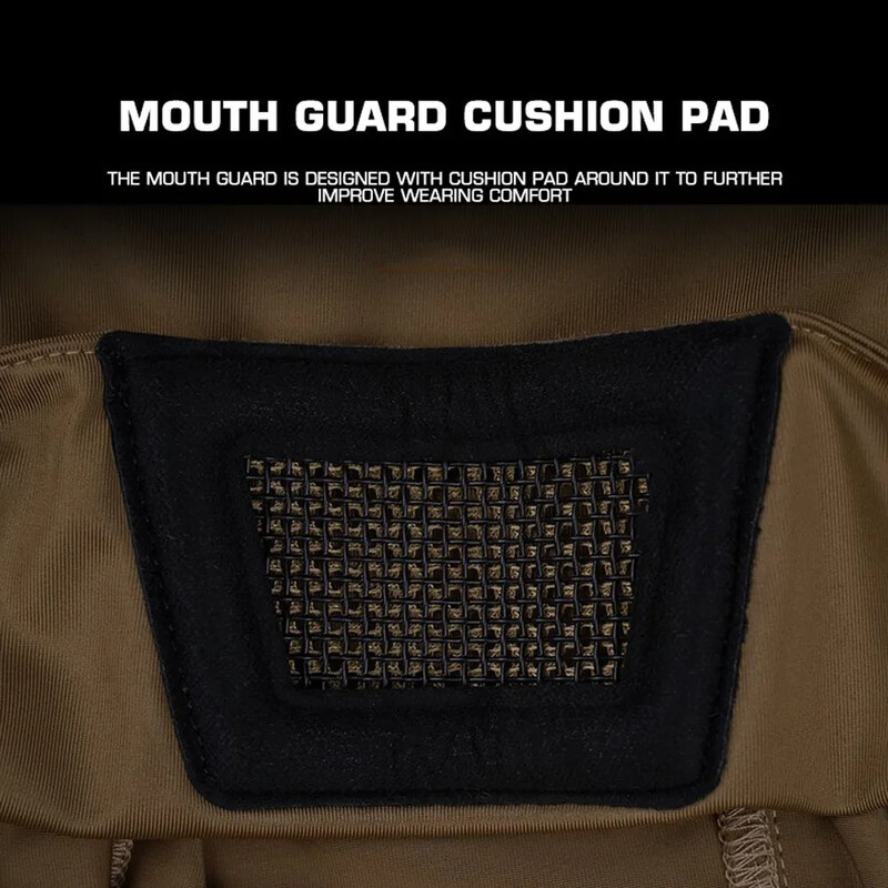 Airsoft kaukė vyrams Sportinė kaukė Balaclava galvos apdangalai visą veidą apsaugantys riterių galvos apdangalai dažasvydžio medžioklei sportui dviračiu