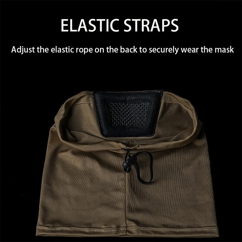 OPHIDIAN Sklopiva zaštitna viteška polumaska Pribor za lov na otvorenom Planinarenje Biciklizam Pucanje Prozračna maska otporna na vjetar