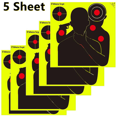 5/10/20GAB 8 collu augstas redzamības līmējošās uzlīmes šaušanai ar mērķi reaktīvās medības šaušanas apmācības papīrs Fleches Carbone