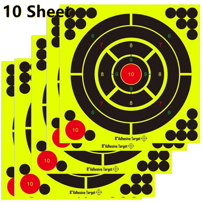 5/10/20GAB 8 collu augstas redzamības līmējošās uzlīmes šaušanai ar mērķi reaktīvās medības šaušanas apmācības papīrs Fleches Carbone