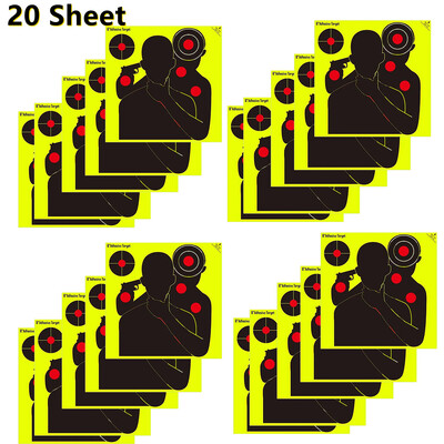 5/10/20GAB 8 collu augstas redzamības līmējošās uzlīmes šaušanai ar mērķi reaktīvās medības šaušanas apmācības papīrs Fleches Carbone