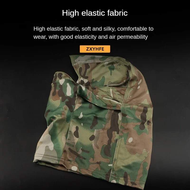 ZXYHFE Taktické kempingové poľovnícke celotvárové pokrývky hlavy strelecká maska rybárčenie turistika outdoor CS vojnové hry cyklistika paintball príslušenstvo