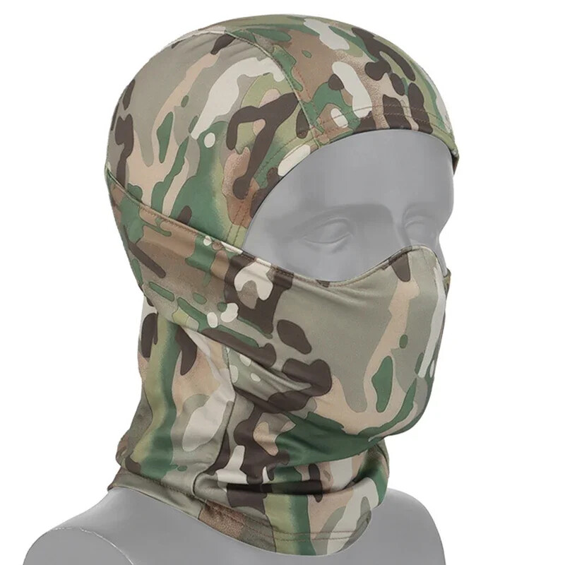 ZXYHFE Taktické kempingové poľovnícke celotvárové pokrývky hlavy strelecká maska rybárčenie turistika outdoor CS vojnové hry cyklistika paintball príslušenstvo