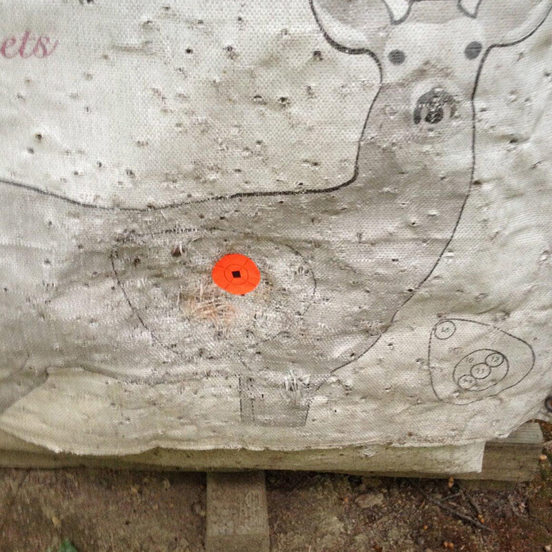 Célpontok Narancssárga, fényes, fluoreszkáló, nagy kontrasztú, 10 csomagos öntapadós Bullseye papír lövészethez és vadászathoz