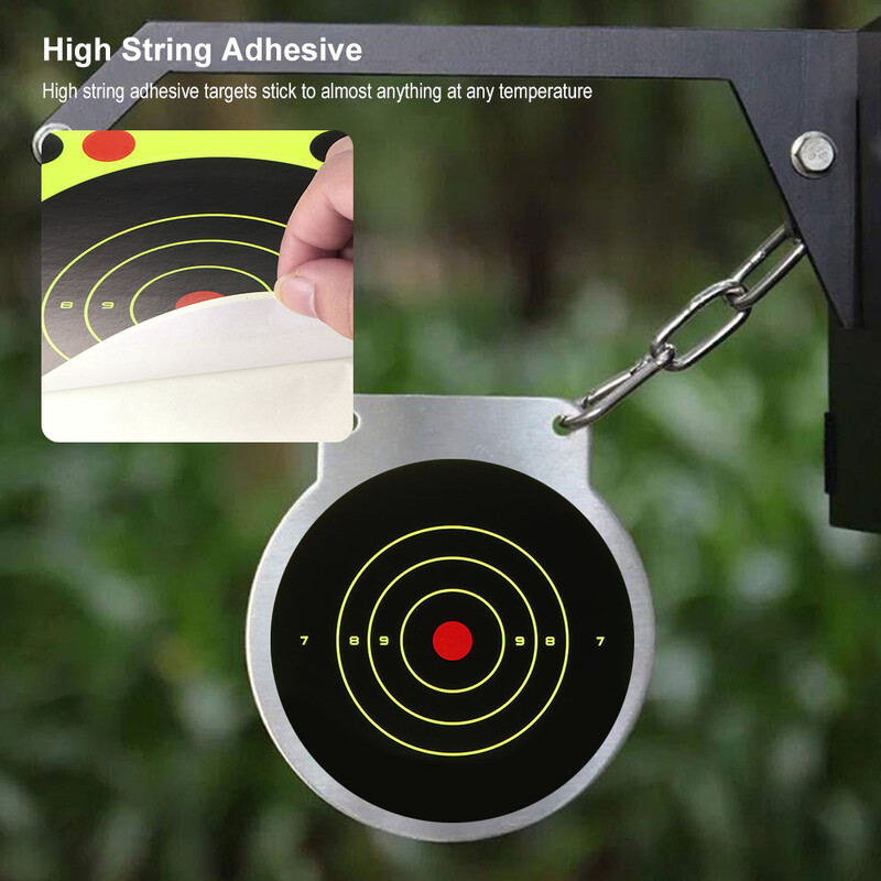 10 tk. Partii värviline pritslillemärk, 8-tolline kleepuv reaktsioonivõimega sihiku kleebised Kerge tulistatav sihtmärk Vastupidav reaktiivsuseesmärk