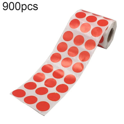 900 gab./rullīša mērķa loksne 0,8 collas 2 cm diametrā apaļas fluorescējošas mērķa papīrs, kartītes, uzlīmes, izšļakstīšanās ar mērķi šaušanas treniņš