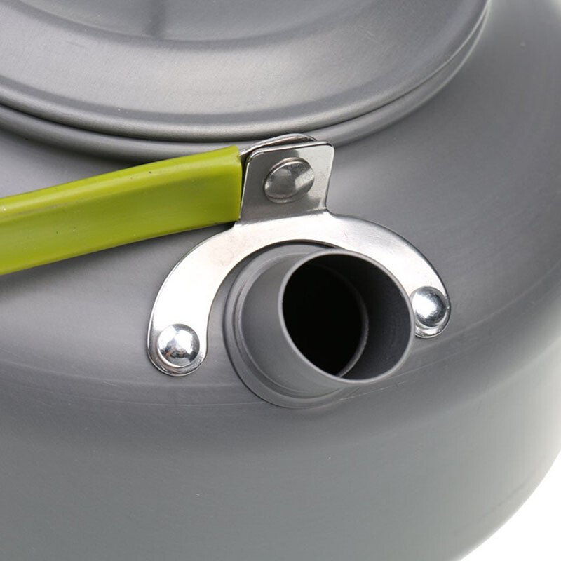 0,8 l stovyklavietės vandens virdulys lauko iškylai virtuvės reikmenys kavos virdulys nešiojamas itin lengvas aliuminio lydinio turistinis turistinis arbatinukas