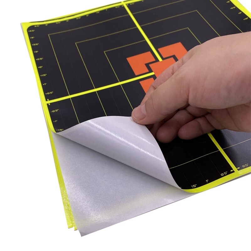 10 vnt. taikinių lipdukai 10 colių lipnūs reaktyvūs šaudymo taikiniai Praktikuokite medžioklės mokymą