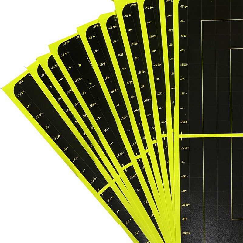 10 vnt. taikinių lipdukai 10 colių lipnūs reaktyvūs šaudymo taikiniai Praktikuokite medžioklės mokymą