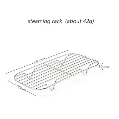 TARKA kültéri kemping étkészlet alumínium turisztikai ebédlődoboz, hordható rendetlen ón BBQ piknik edény edény fedővel felszereléssel