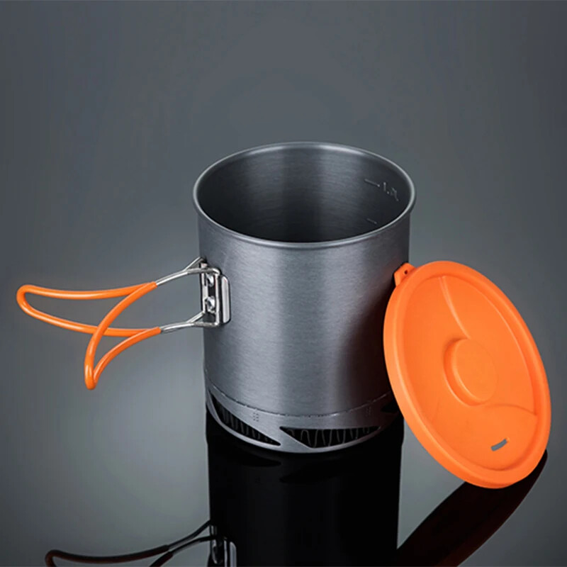 Fire Maple Posuđe za kuhanje izmjenjivača topline za kampiranje 1L sklopivi lagani pribor za jelo za planinarenje na otvorenom Aluminijski lonac FMC-XK6
