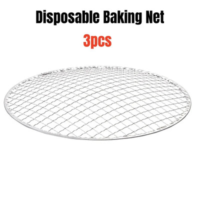 Nešiojama kepsninė korėjietiška anglis krosnelė iš nerūdijančio plieno suskaidyta BBQ krosnelė, apvali, neprideganti kepsninė lauko stovyklavimui