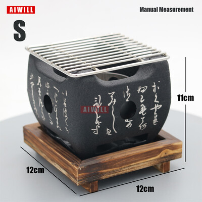 AIWILL Prijenosni roštilj za pečenje korejske hrane Karbonska peć za roštilj Štednjak za pečenje na ugljen Pećnica za kućanstvo Kutija za roštilj na otvorenom za višekratnu upotrebu