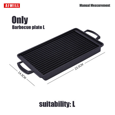 AIWILL Prijenosni roštilj za pečenje korejske hrane Karbonska peć za roštilj Štednjak za pečenje na ugljen Pećnica za kućanstvo Kutija za roštilj na otvorenom za višekratnu upotrebu