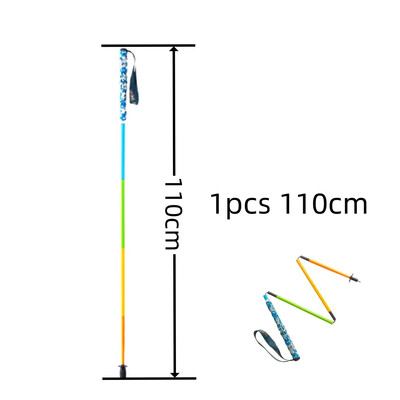 Itin lengvi žygių lazdos Sulankstomos lazdos, pagamintos iš anglies pluošto, vaikščiojimo lazdos.