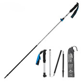 Naturehike Trekingové palice Ultraľahké skladacie 1 ks turistická palica Prenosná hliníková turistická teleskopická palica Kempovacia vychádzková palica
