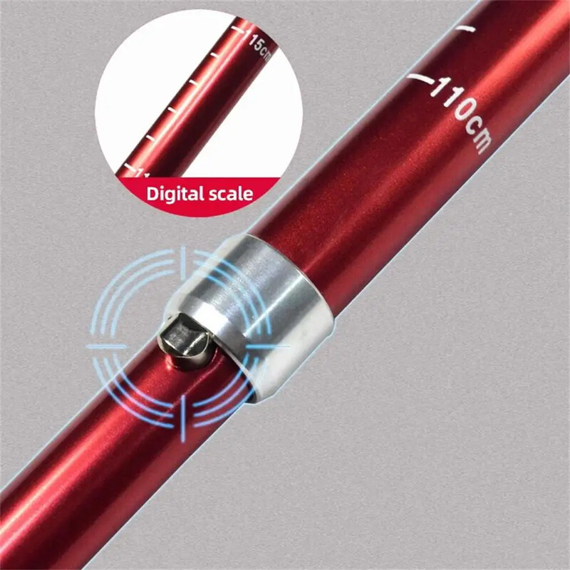 5 sektsiooniga õues kokkupandav matkakepp matkakepp, kaasaskantav matkakepp põhjamaistele eakatele teleskoopiline, hõlpsasti kotti pandav 1 tk